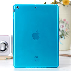 Ultra-thin Transparent Gel Soft Cover for Apple iPad Air Blue