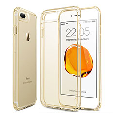 Ultra-thin Transparent Gel Soft Cover for Apple iPhone 7 Plus Gold