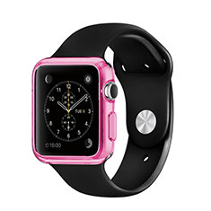 Ultra-thin Transparent Gel Soft Cover for Apple iWatch 2 42mm Pink