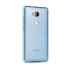 Ultra-thin Transparent Gel Soft Cover for Huawei Honor 5X Blue