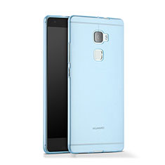 Ultra-thin Transparent Gel Soft Cover for Huawei Mate S Blue