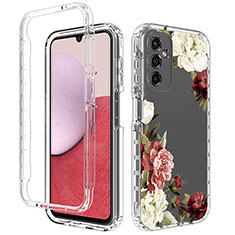 Ultra-thin Transparent Gel Soft Matte Finish Front and Back Case 360 Degrees Cover for Samsung Galaxy M44 5G Colorful