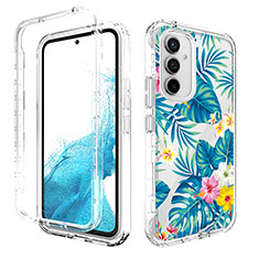 Ultra-thin Transparent Gel Soft Matte Finish Front and Back Case 360 Degrees Cover for Samsung Galaxy Quantum4 5G Sky Blue