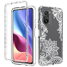 Ultra-thin Transparent Gel Soft Matte Finish Front and Back Case 360 Degrees Cover for Xiaomi Poco F3 5G White