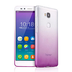 Ultra-thin Transparent Gradient Soft Cover for Huawei Honor 5X Purple