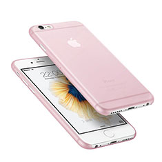 Ultra-thin Transparent Matte Finish Case for Apple iPhone 6 Plus Pink