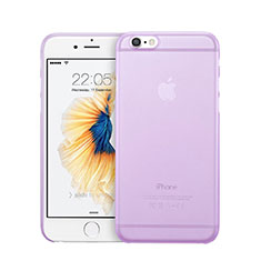 Ultra-thin Transparent Matte Finish Case for Apple iPhone 6 Plus Purple