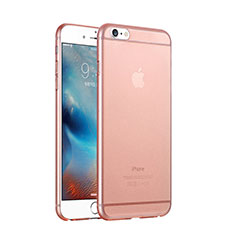 Ultra-thin Transparent Matte Finish Case for Apple iPhone 6 Plus Rose Gold