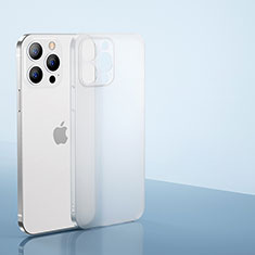Ultra-thin Transparent Matte Finish Case U01 for Apple iPhone 15 Pro Max White