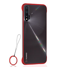 Ultra-thin Transparent Matte Finish Case U01 for Huawei Nova 6 5G Red