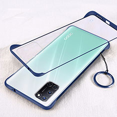 Ultra-thin Transparent Matte Finish Case U01 for Oppo A92 Blue