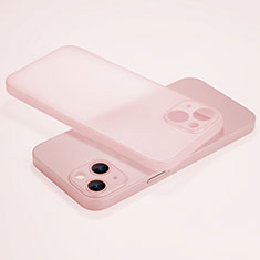 Ultra-thin Transparent Matte Finish Case U02 for Apple iPhone 15 Pink