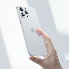 Ultra-thin Transparent Matte Finish Case U06 for Apple iPhone 15 Pro Max White