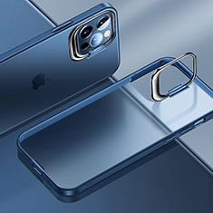 Ultra-thin Transparent Matte Finish Case U08 for Apple iPhone 13 Pro Max Blue