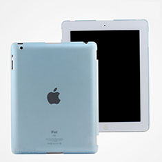 Ultra-thin Transparent Matte Finish Cover for Apple iPad 4 Sky Blue