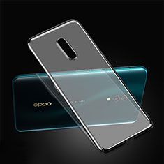 Ultra-thin Transparent Plastic Case Cover for Realme X Black