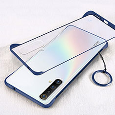 Ultra-thin Transparent Plastic Case Cover for Realme X50t 5G Blue