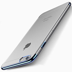 Ultra-thin Transparent Plastic Case T01 for Apple iPhone 6 Plus Blue