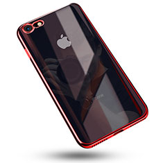 Ultra-thin Transparent TPU Soft Case C02 for Apple iPhone 8 Red