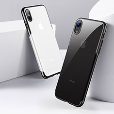 Ultra-thin Transparent TPU Soft Case C16 for Apple iPhone Xs Black