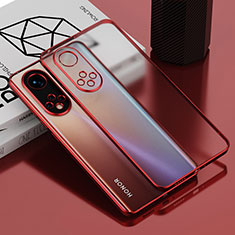 Ultra-thin Transparent TPU Soft Case Cover AN1 for Huawei Honor 50 5G Red