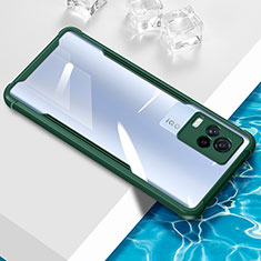 Ultra-thin Transparent TPU Soft Case Cover BH1 for Vivo iQOO 7 5G Green