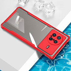 Ultra-thin Transparent TPU Soft Case Cover BH1 for Vivo X Note Red