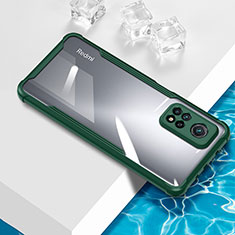 Ultra-thin Transparent TPU Soft Case Cover BH1 for Xiaomi Mi 10T 5G Green