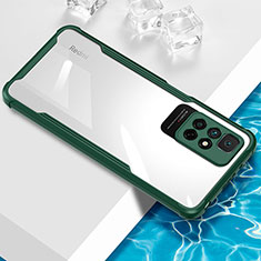 Ultra-thin Transparent TPU Soft Case Cover BH1 for Xiaomi Redmi 10 (2022) Green