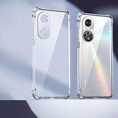 Ultra-thin Transparent TPU Soft Case Cover D01 for Huawei Honor 50 Pro 5G Clear