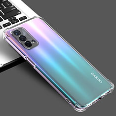 Ultra-thin Transparent TPU Soft Case Cover for Oppo A74 5G Clear