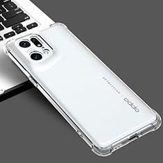 Ultra-thin Transparent TPU Soft Case Cover for Oppo Find X5 Pro 5G Clear