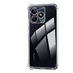 Ultra-thin Transparent TPU Soft Case Cover for Realme C67 Clear