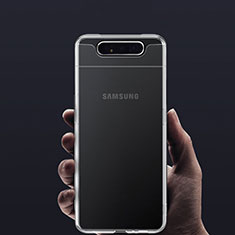 Ultra-thin Transparent TPU Soft Case Cover for Samsung Galaxy A90 4G Clear