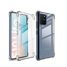 Ultra-thin Transparent TPU Soft Case Cover for Samsung Galaxy A91 Clear