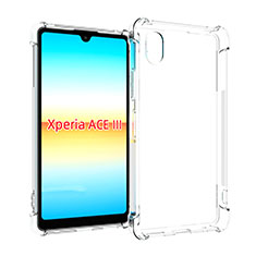 Ultra-thin Transparent TPU Soft Case Cover for Sony Xperia Ace III SOG08 Clear