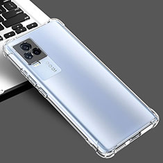 Ultra-thin Transparent TPU Soft Case Cover for Vivo iQOO 7 5G Clear