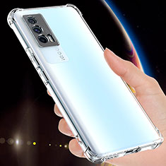 Ultra-thin Transparent TPU Soft Case Cover for Vivo iQOO Neo5 5G Clear