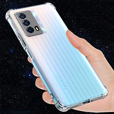 Ultra-thin Transparent TPU Soft Case Cover for Vivo iQOO Z5 5G Clear