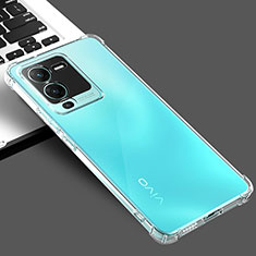 Ultra-thin Transparent TPU Soft Case Cover for Vivo V25 Pro 5G Clear