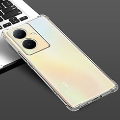 Ultra-thin Transparent TPU Soft Case Cover for Vivo Y78 Plus 5G Clear