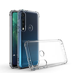 Ultra-thin Transparent TPU Soft Case Cover G01 for Motorola Moto G8 Plus Clear