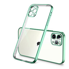 Ultra-thin Transparent TPU Soft Case Cover H01 for Apple iPhone 12 Pro Max Green