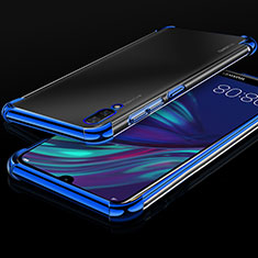 Ultra-thin Transparent TPU Soft Case Cover H01 for Huawei Enjoy 9 Blue