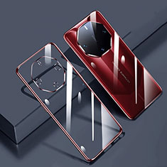 Ultra-thin Transparent TPU Soft Case Cover H01 for Huawei Mate 60 RS Ultimate Red