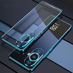 Ultra-thin Transparent TPU Soft Case Cover H01 for Huawei Nova 11 Pro Blue