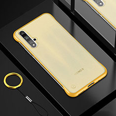 Ultra-thin Transparent TPU Soft Case Cover H01 for Huawei Nova 5T Gold