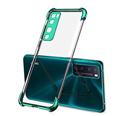 Ultra-thin Transparent TPU Soft Case Cover H01 for Huawei Nova 7 Pro 5G Green