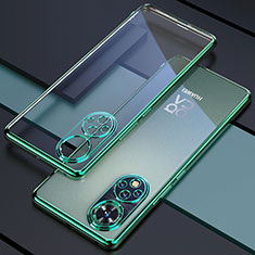 Ultra-thin Transparent TPU Soft Case Cover H01 for Huawei Nova 9 Pro Green