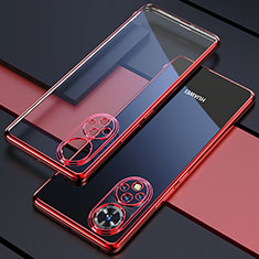 Ultra-thin Transparent TPU Soft Case Cover H01 for Huawei Nova 9 Pro Red